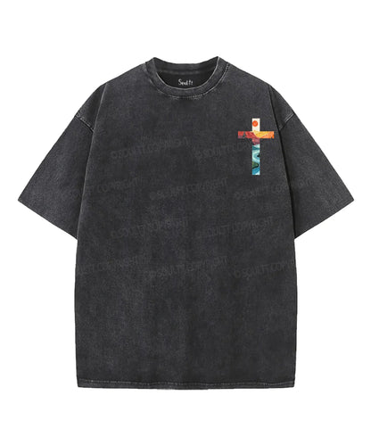 His Mercies Are New Every Morning Double Sided Unisex Washed Christian T-shirt