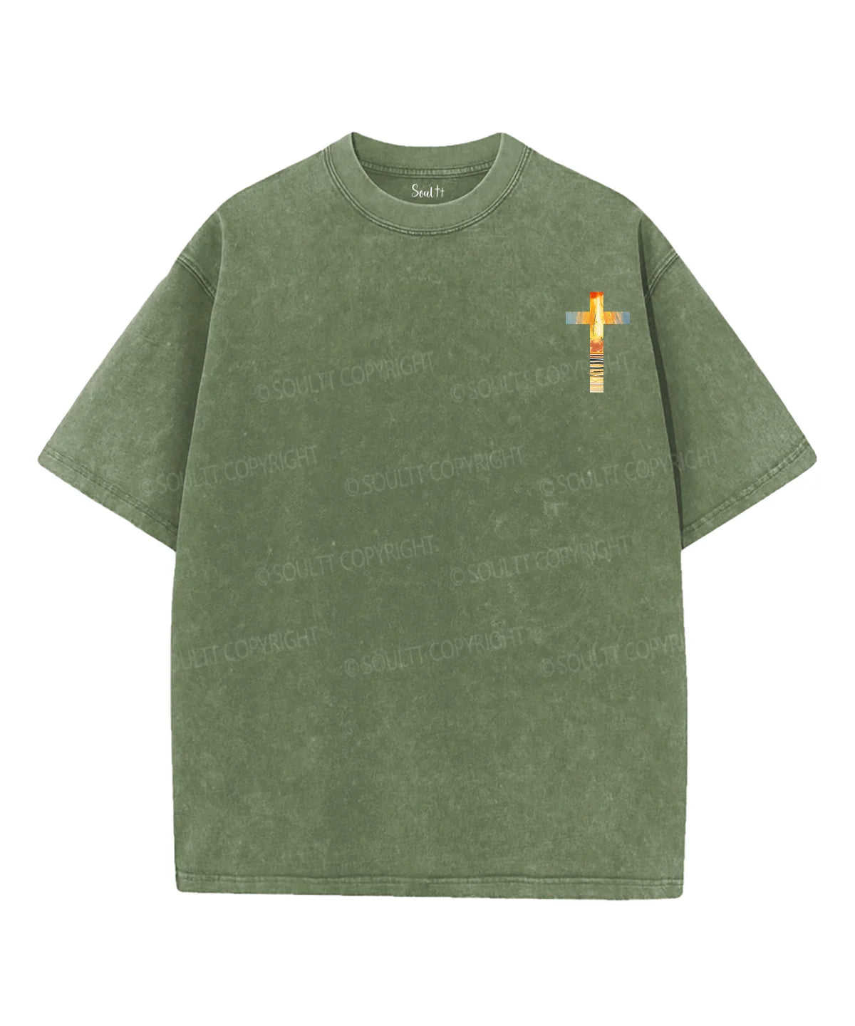 Don't Worry About Tomorrow Double Sided Unisex Washed Christian T-shirt
