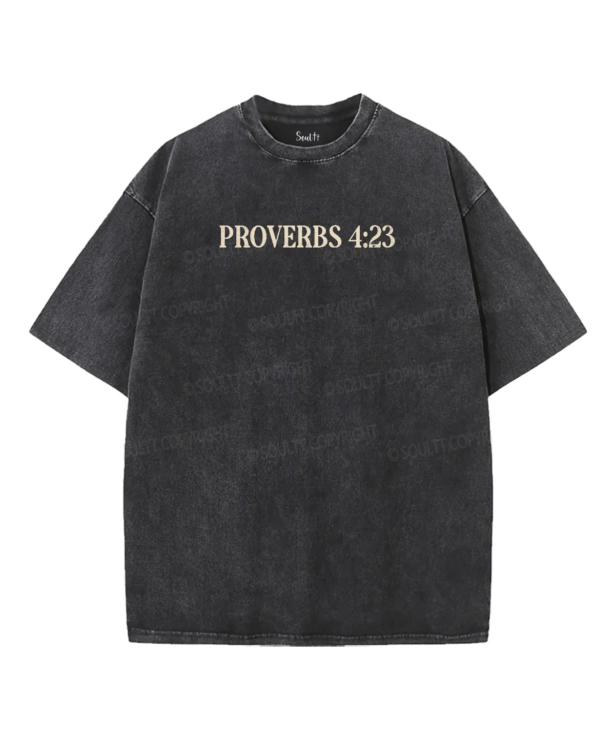 Guard Your Heart Double Sided Unisex Washed Christian T-shirt