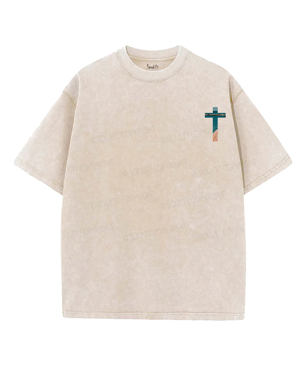 Don't Worry About Tomorrow Double Sided Unisex Washed Christian T-shirt