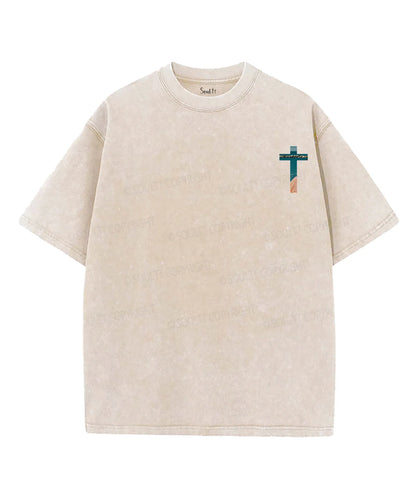 Don't Worry About Tomorrow Double Sided Unisex Washed Christian T-shirt