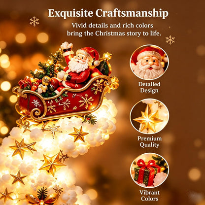 Christmas Magic Trail Wall Light – Warm White LED Holiday Wall Decor