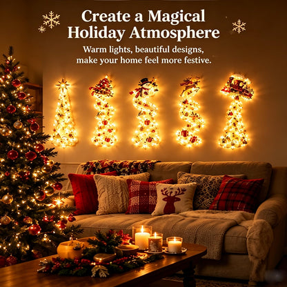 Christmas Magic Trail Wall Light – Warm White LED Holiday Wall Decor