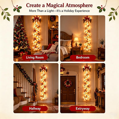 Christmas Magic Trail Wall Light – Warm White LED Holiday Wall Decor