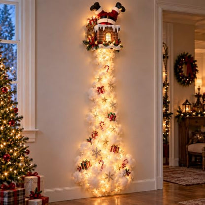 Christmas Magic Trail Wall Light – Warm White LED Holiday Wall Decor