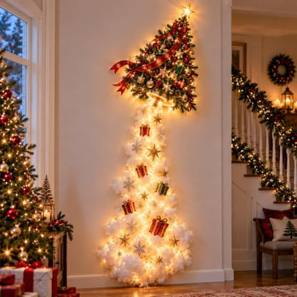 Christmas Magic Trail Wall Light – Warm White LED Holiday Wall Decor