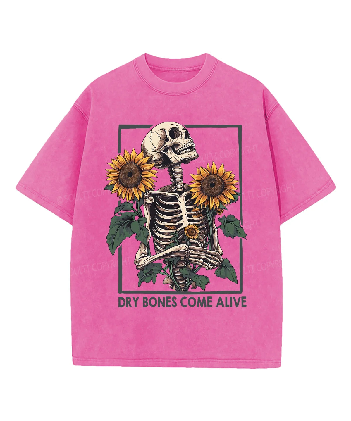 Dry Bones Come Alive Washed Christian T-shirt