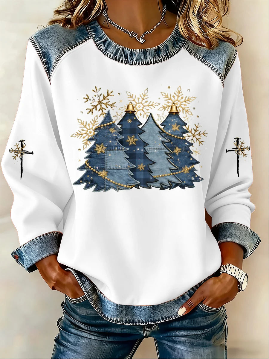 Women's Casual Print Sweatshirt