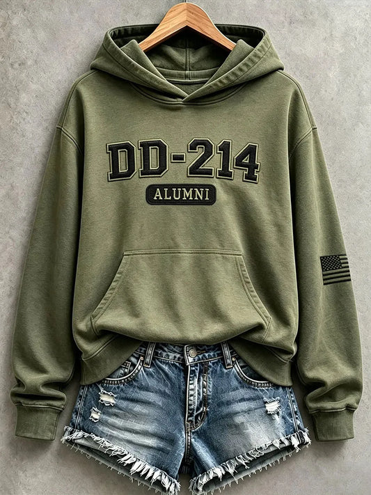 Women's DD-214 Alumni Print Hoodies