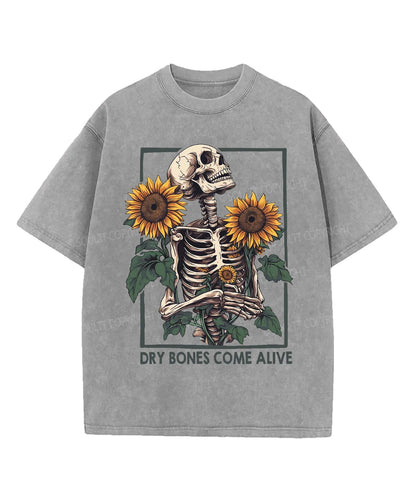 Dry Bones Come Alive Washed Christian T-shirt