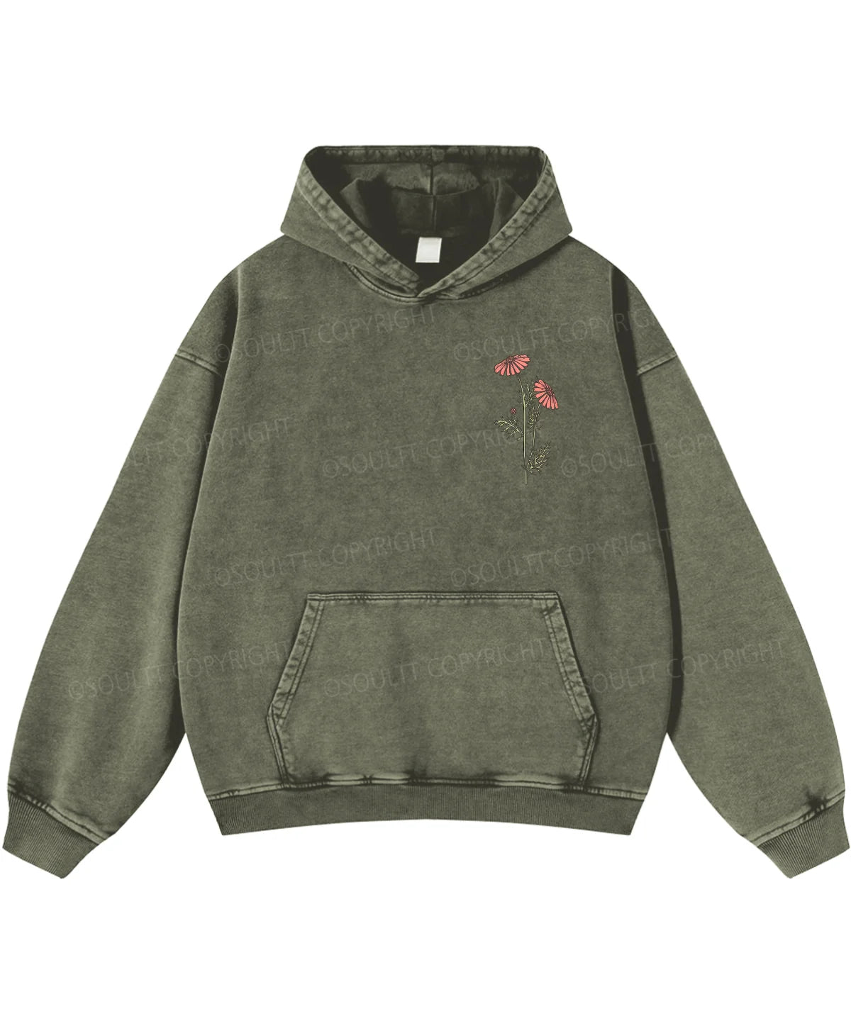 You Are So Loved Double Sided Washed Christian Hoodie