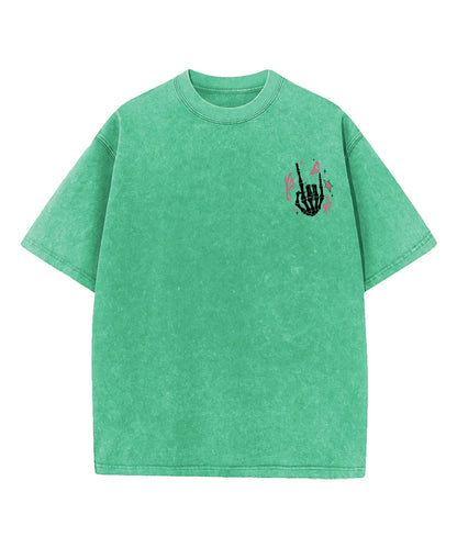 O Death Where Is Thy Sting Double Sided Washed Christian T-shirt
