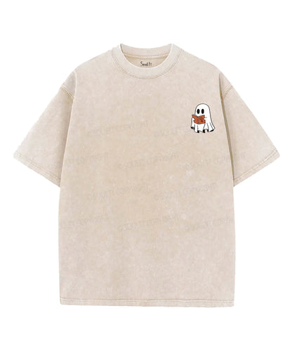 Holy Ghost Double Sided Unisex Washed Christian T-shirt