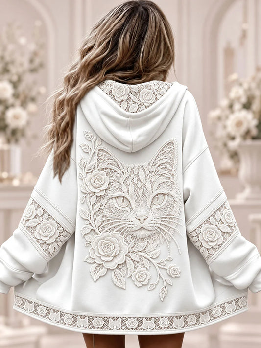 Women's Floral Cat Jackets