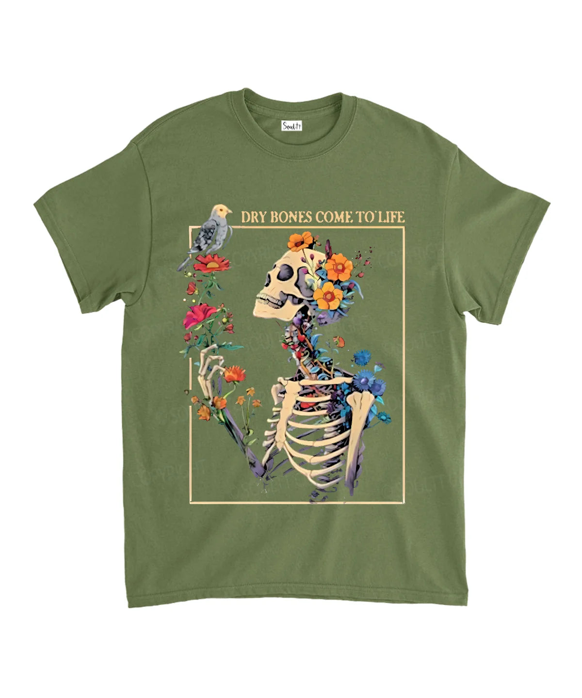 Dry Bones Come To Life Unisex Cotton Christian T-Shirt