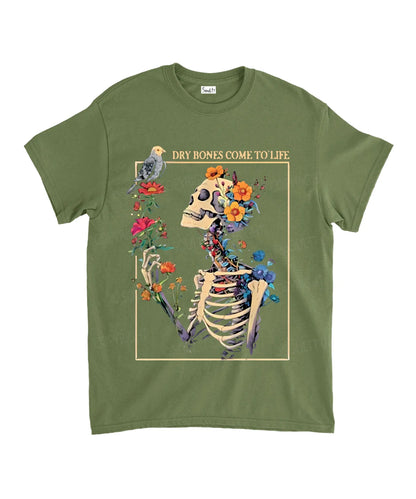 Dry Bones Come To Life Unisex Cotton Christian T-Shirt