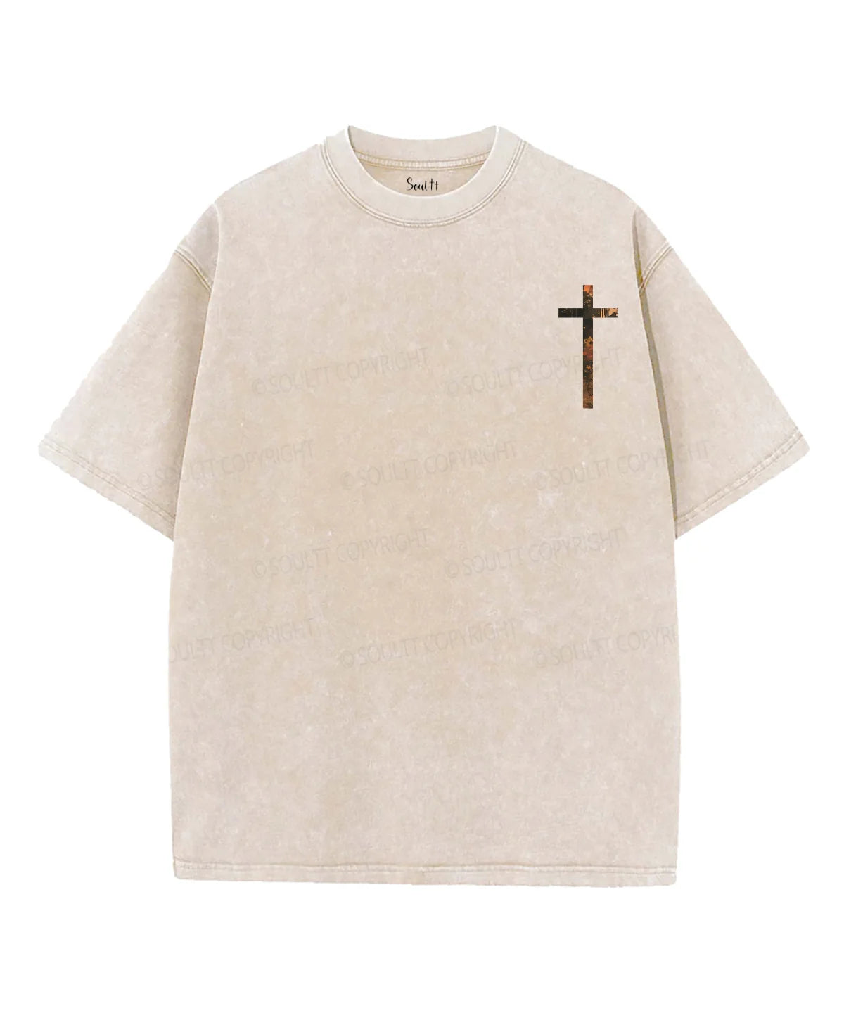 Ain't No Ghost Like The Holy Ghost Double Sided Unisex Washed Christian T-shirt