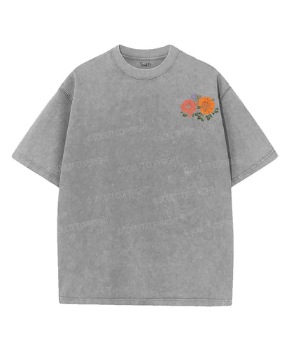Dry Bones Come To Life Double Sided Unisex Washed Christian T-shirt