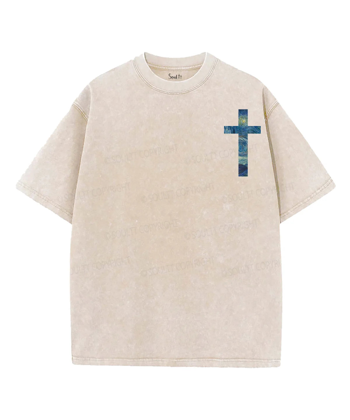 If The Stars Were Made To Worship Double Sided Unisex Washed Christian T-shirt