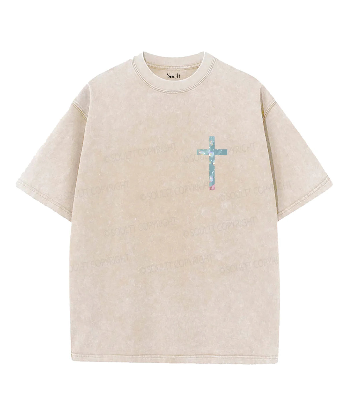 I Will Be With You Double Sided Unisex Washed Christian T-shirt