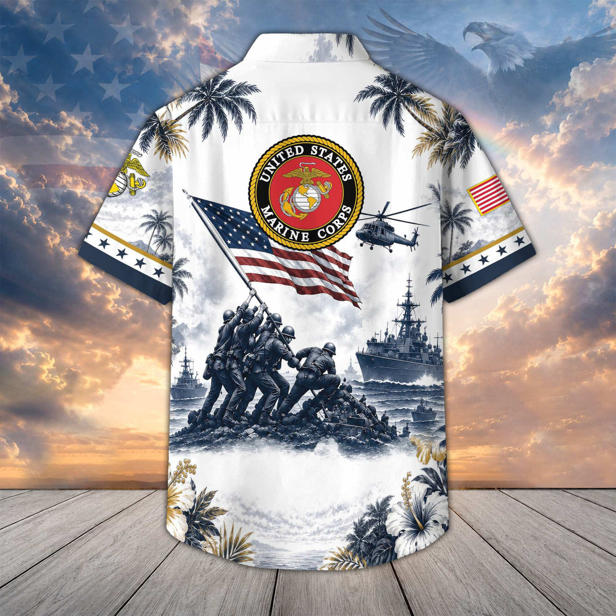 Premium US Veterans Hawaiian Shirt DPVC290701, Gifts For US Veterans, Gifts For Father's Day, Veterans Day.