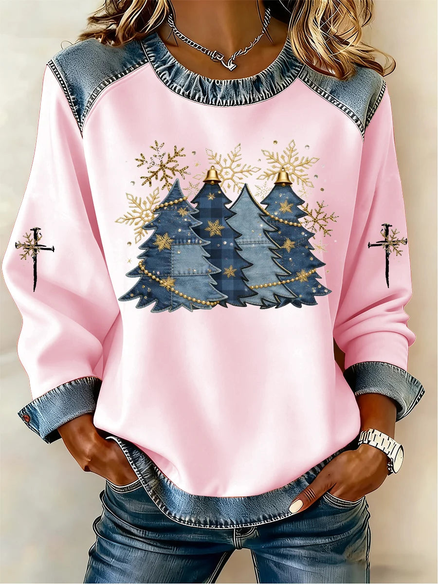 Women's Casual Print Sweatshirt