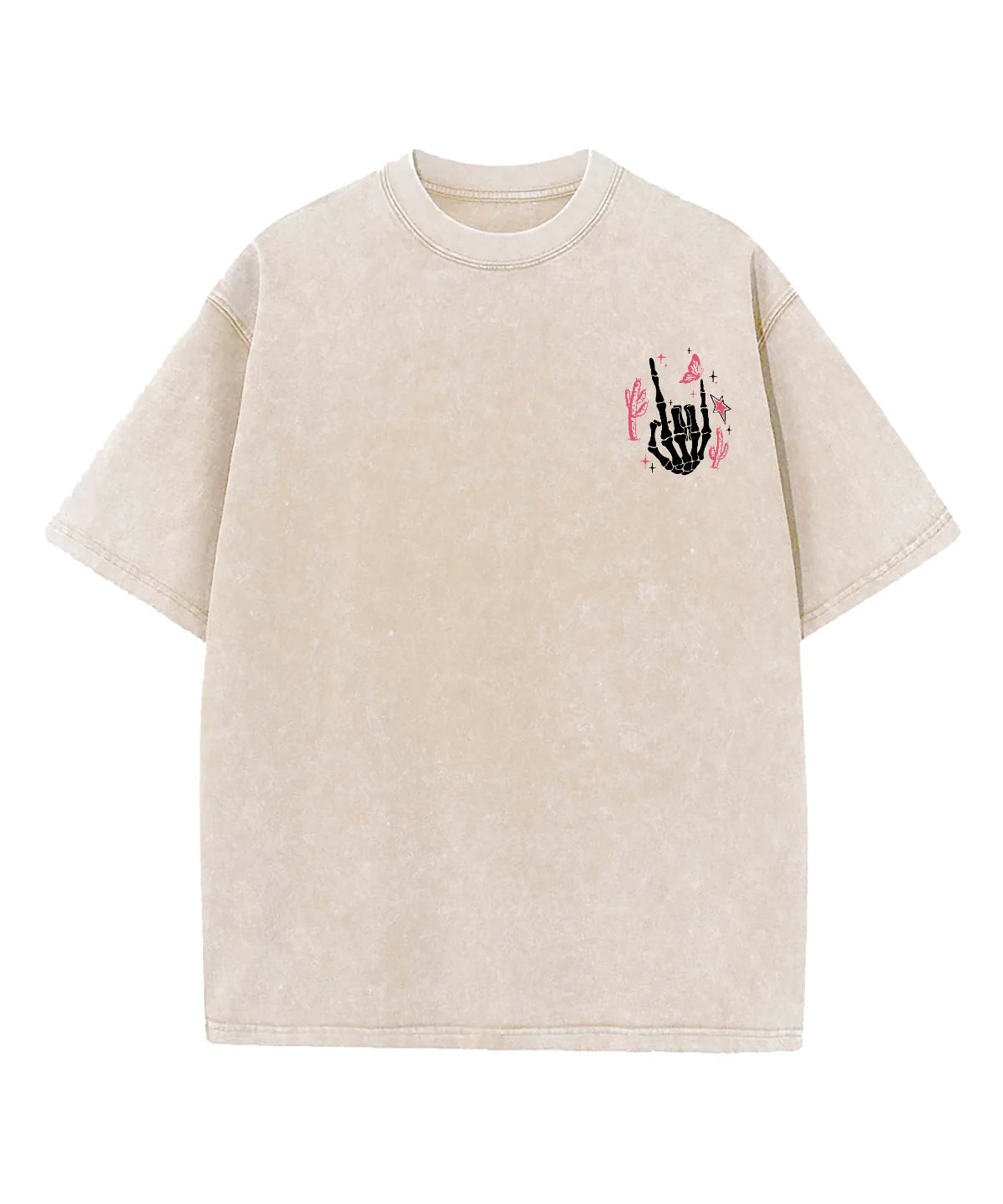 O Death Where Is Thy Sting Double Sided Washed Christian T-shirt
