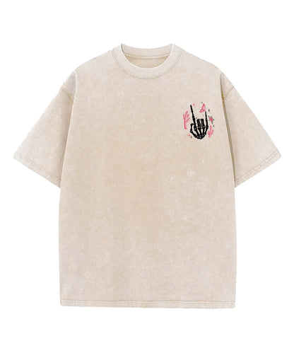 O Death Where Is Thy Sting Double Sided Washed Christian T-shirt
