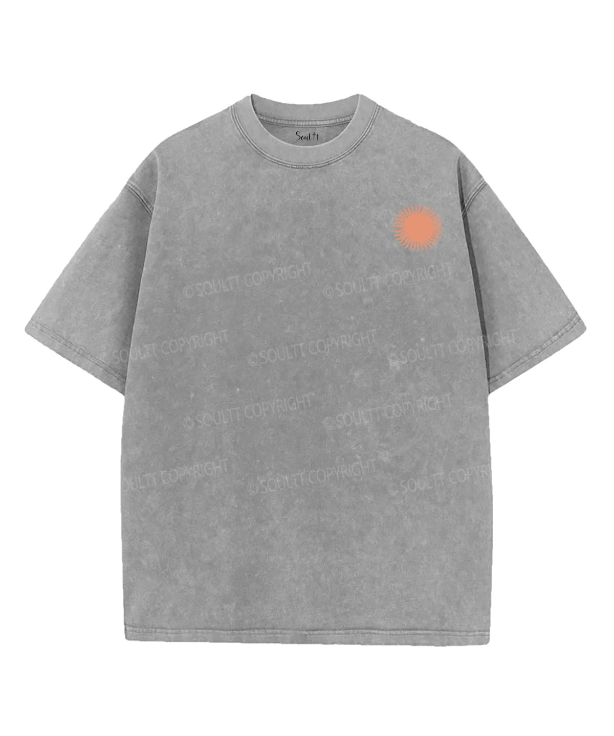 Salt & Light Double Sided Unisex Washed Christian T-shirt