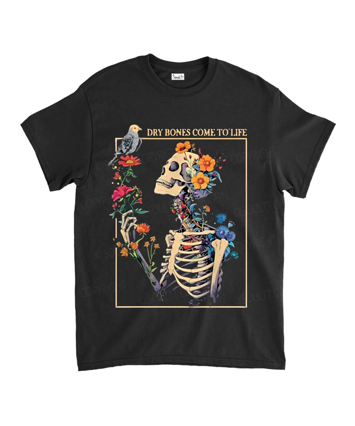 Dry Bones Come To Life Unisex Cotton Christian T-Shirt