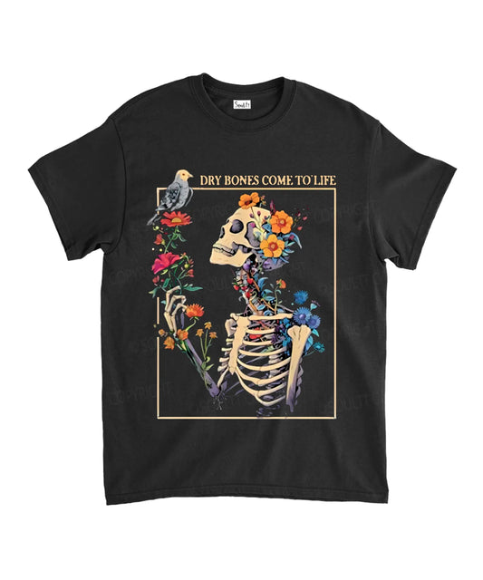 Dry Bones Come To Life Unisex Cotton Christian T-Shirt